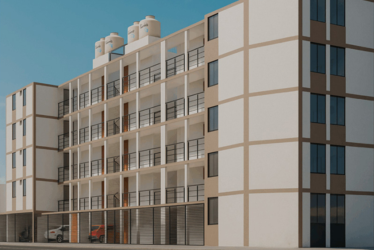 Residencial Centenario, edificio multifamiliar en San Pedro de Lloc