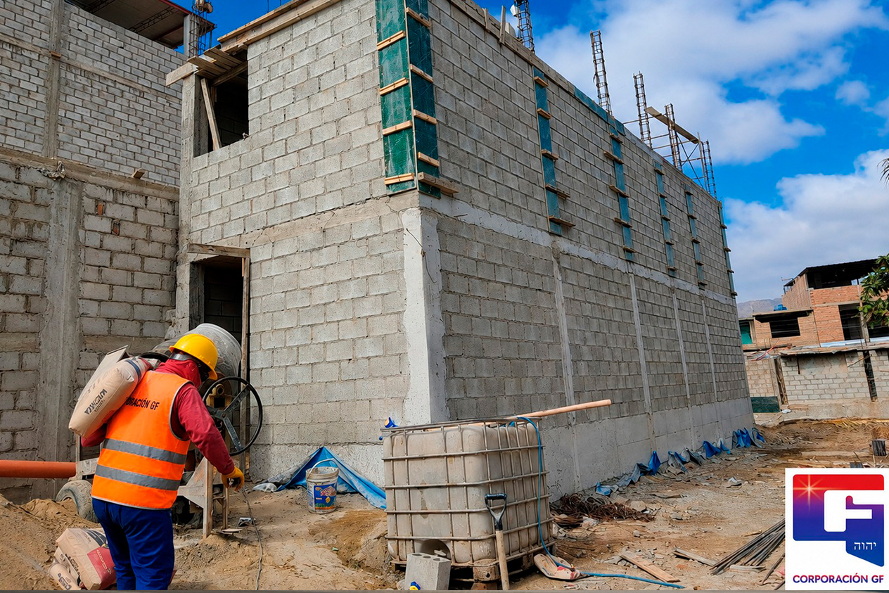 Residencial Andrés Avelino, obra en construcción en Guadalupe, Pacasmayo